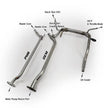 Power House Racing - PHR Heater Return Pipe for 2JZGE - 01020651