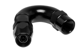 Vibrant -3AN 150 Degree High Flow Hose End Fitting for PTFE Lined Hose