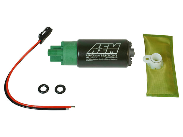 AEM 340LPH 65mm Fuel Pump Kit w/o Mounting Hooks - Ethanol Compatible - Boost Factory