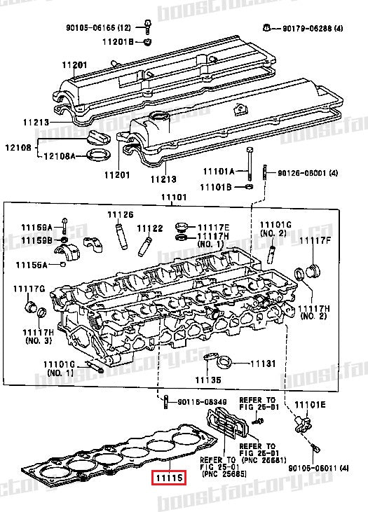 Victor Reinz 2JZ-GTE Head Gasket (OEM Replacement) - 11115-46052