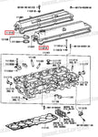 2JZ-GTE Non VVTi Valve Cover Gasket Set with PCV Valve Grommet