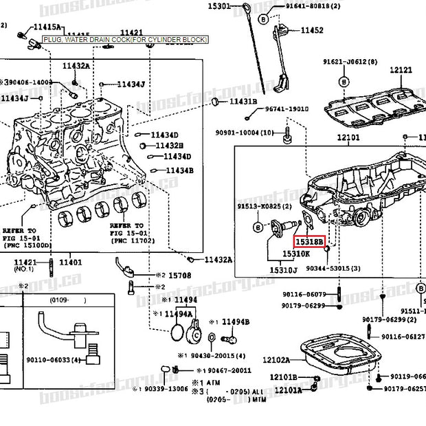 Genuine Toyota Altezza Beams 3SGE Oil Regulator Body Gasket - 15318-88460