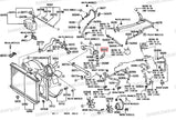 Genuine Toyota 1JZ-GTE ALL Upper Water Neck Gasket - 16343-88400