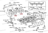 GENUINE TOYOTA 1JZ-GTE EXHAUST MANIFOLD GASKET VVTI - 17173-88410