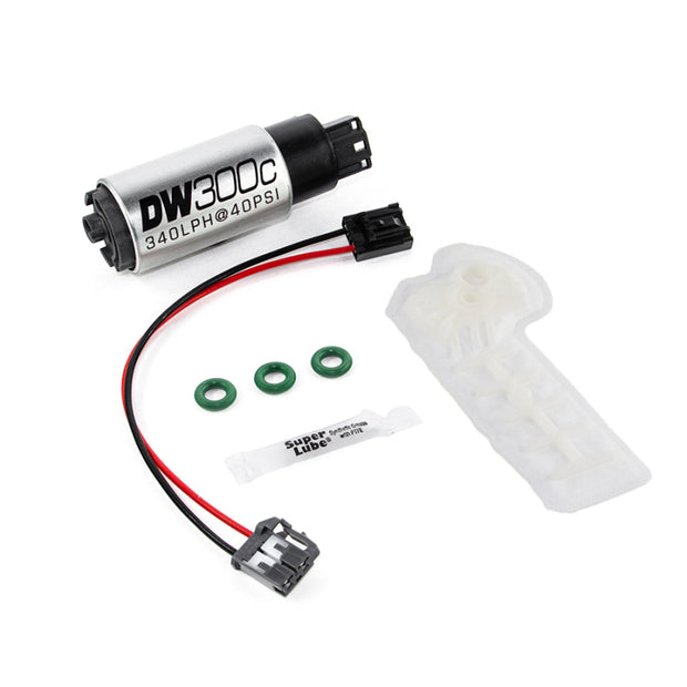 DeatschWerks 340lph DW300C Compact Fuel Pump w/ 12+ Scion FR-S/BRZ / 15 WRX Set Up Kit - Boost Factory