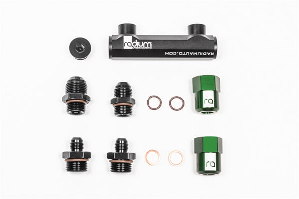 Radium Engineering 4-Port Manifold Bosch 044 Pumps Reuses Check Valves - 20-0463