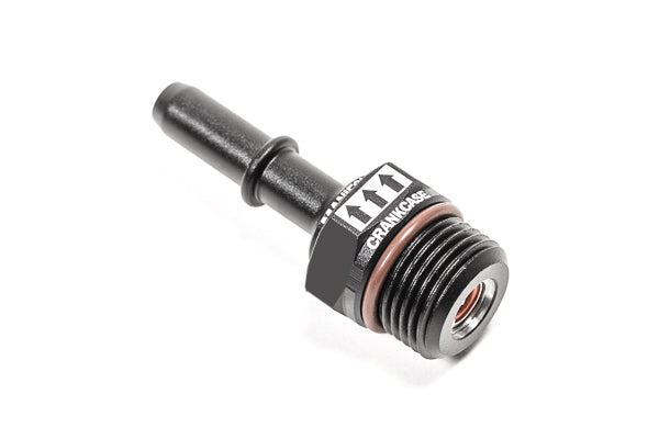 Radium Engineering PCV Valve, 10AN ORB to 10mm SAE Quick Connect Male - 20-0688
