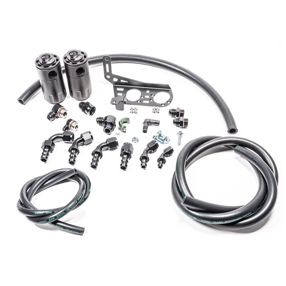 Radium Engineering Lamborghini Gallardo LP Dual Catch Can Kit, Fluid Lock - 20-0859-FL