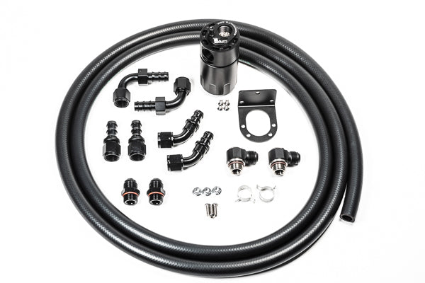 Radium Engineering Universal 10AN Single Catch Can Kit Fluid Lock - 20-1810-FL