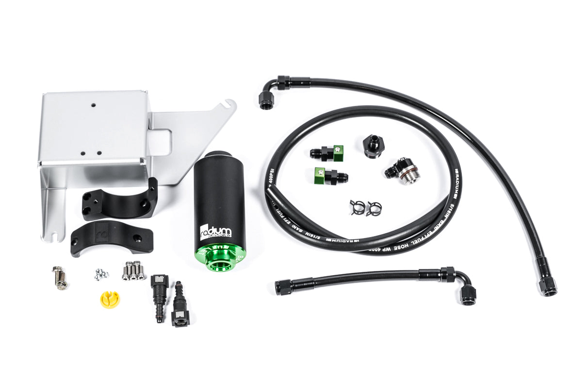 Radium Engineering 2015+ Mustang Fuel Filter Kit, Stainless - 20-1819-03