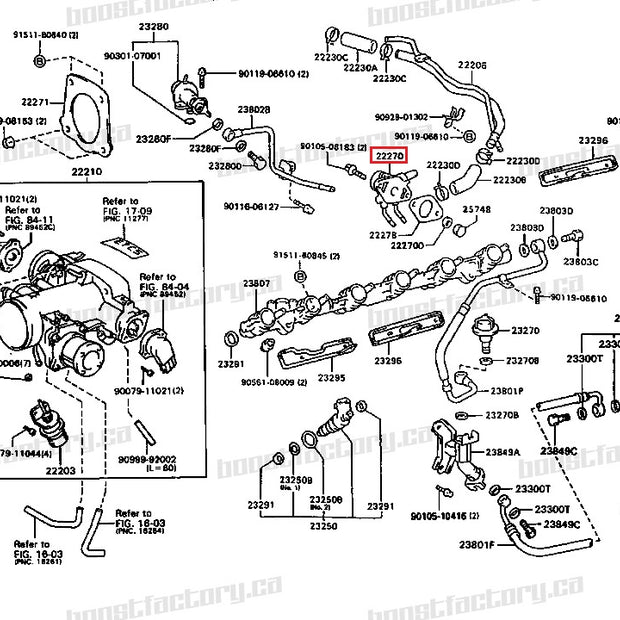 OEM 2JZ-GTE MK4 Supra Non VVTi Idle Air Control Valve Assembly 22270-46060