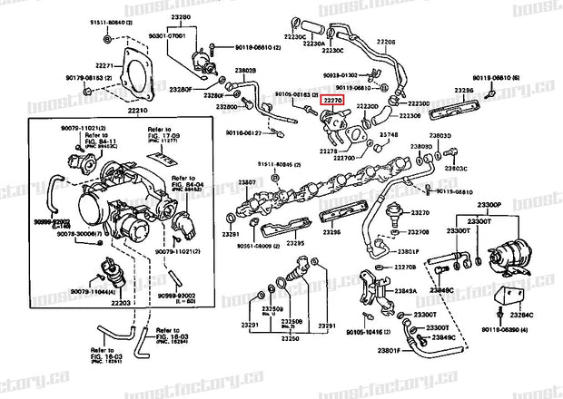 OEM 2JZ-GTE MK4 Supra Non VVTi Idle Air Control Valve Assembly 22270-46060