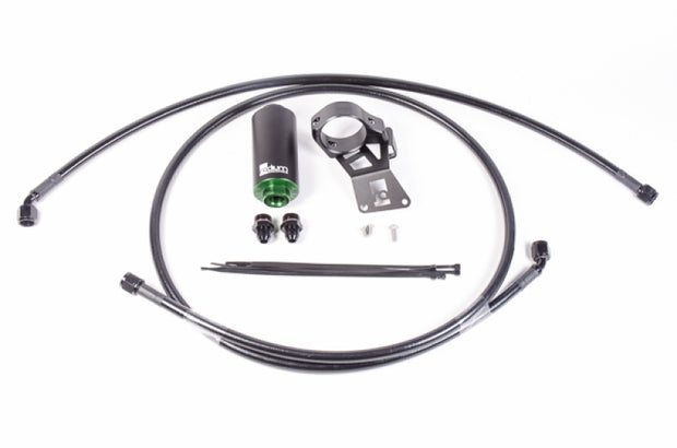 Radium Engineering Mitsubishi Evo X Fuel Hanger Feed Kit - Microglass Filter - Boost Factory