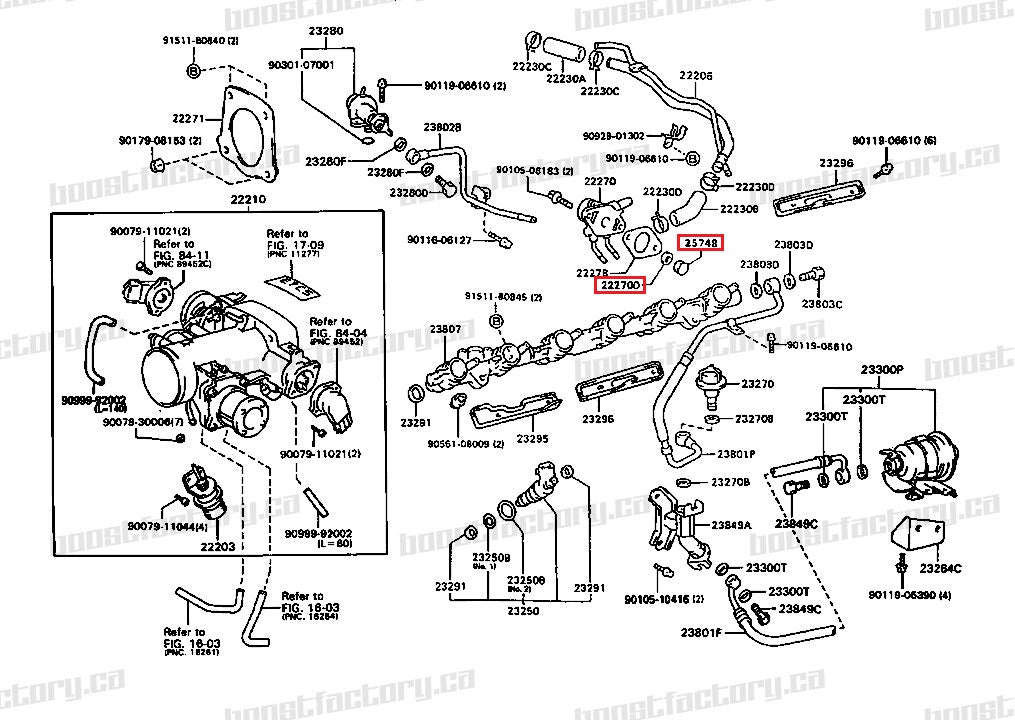 Genuine Toyota 2JZ GTE Non VVTi Idle Air Check Valve & Grommet