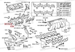 1JZ & 2JZ Genuine Toyota Exhaust Stud Kit Full Length