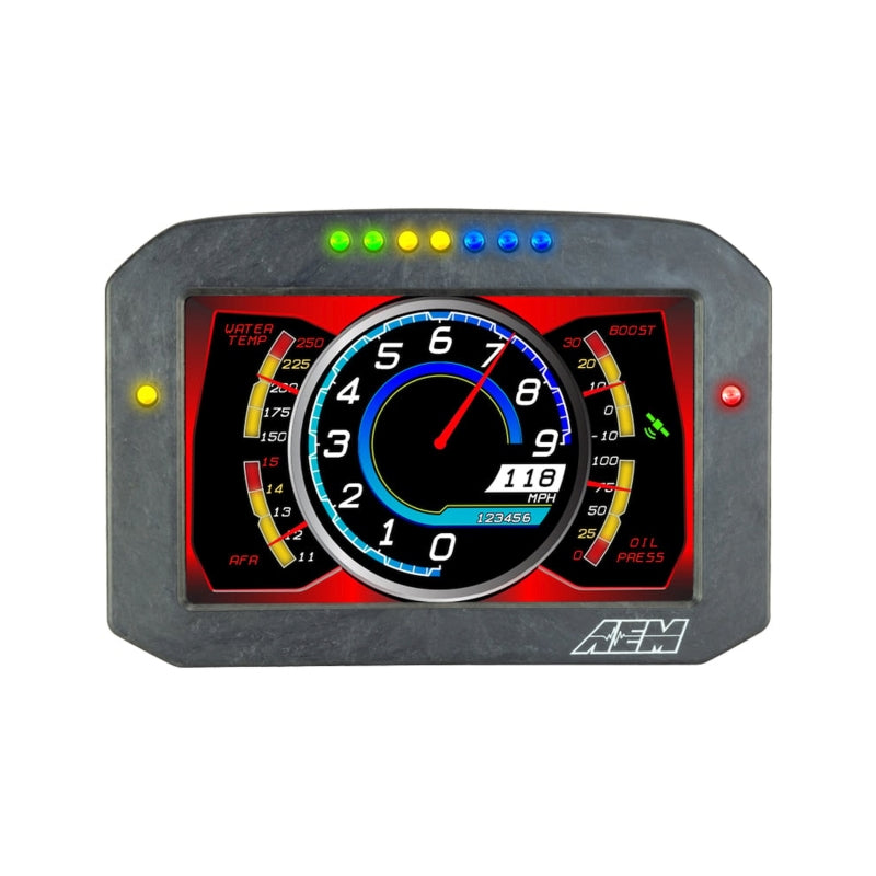 AEM CD-7 Carbon Flush Digital Dash Display - Boost Factory