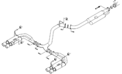HKS LEGAMAX Sports Exhaust Subaru WRX VBH 31021-AF026 - view 3