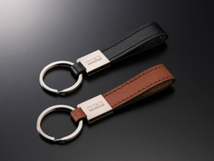 HKS HKS LEATHER KEYRING BLACK 51007-AK222 - Boost Factory