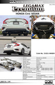 HKS LEGAMAX Premium Exhaust Honda Civic Sedan FC1 31021-BH004 - view 2