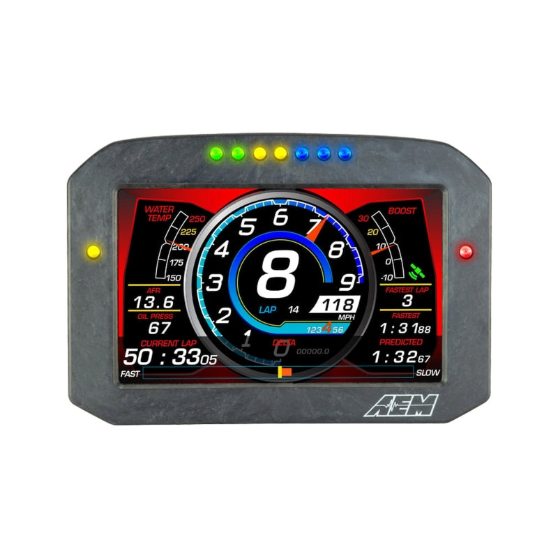 AEM CD-7 Carbon Flush Digital Dash Display - Boost Factory