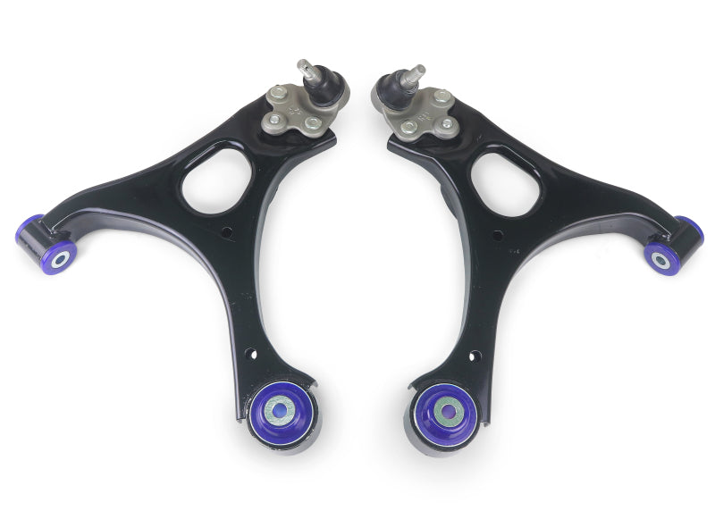 SuperPro 06 Honda Civic DX Front Lower Control Arm Set W/ Bushings - Boost Factory