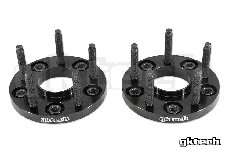 GKTech - 5X100 Hub Centric Wheel Spacers - 50mm Extended Studs - 5100-50mm