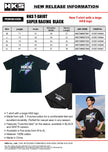 HKS T-SHIRT SUPER RACING BLACK 2L - 51007-AK645