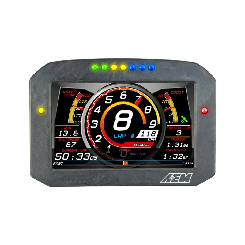 AEM CD-7 Carbon Flush Digital Dash Display - Boost Factory