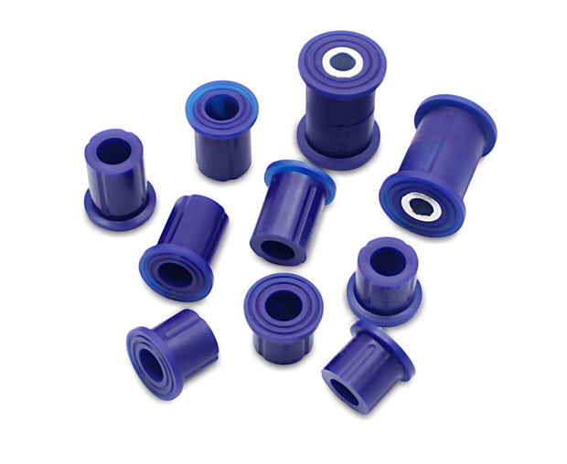 SuperPro 2005 Nissan Frontier LE Rear Leaf Spring and Shackle Bushing Kit - Boost Factory