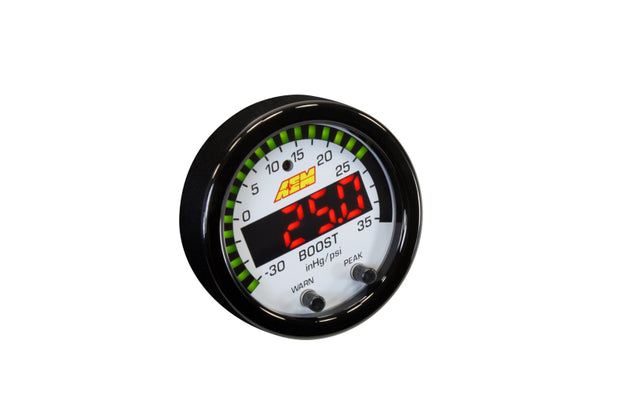 AEM X-Series Boost Pressure -30inHg 35psi Gauge - Boost Factory