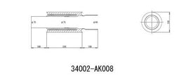 HKS UNIVERSAL EX H/M SUS 130-75 HKS34002-AK008