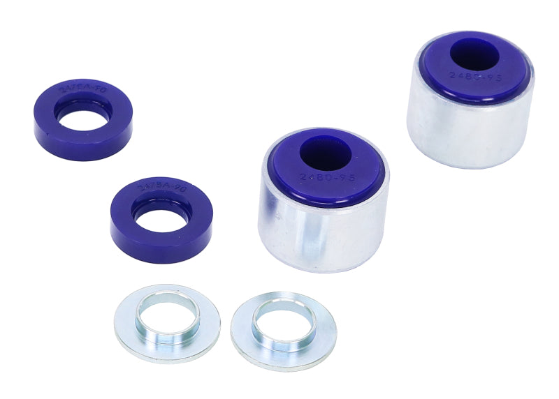 SuperPro 00-06 Nissan Sentra Front Lower Control Arm Inner Rear Bushing Kit (+Caster) - Boost Factory