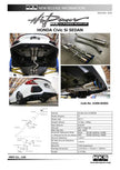 HKS 17+ Honda Civic Si Sedan (FC) Hi-Power Muffler Exhaust HKS31006-BH002