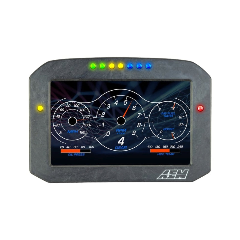 AEM CD-7 Carbon Flush Digital Dash Display - Boost Factory