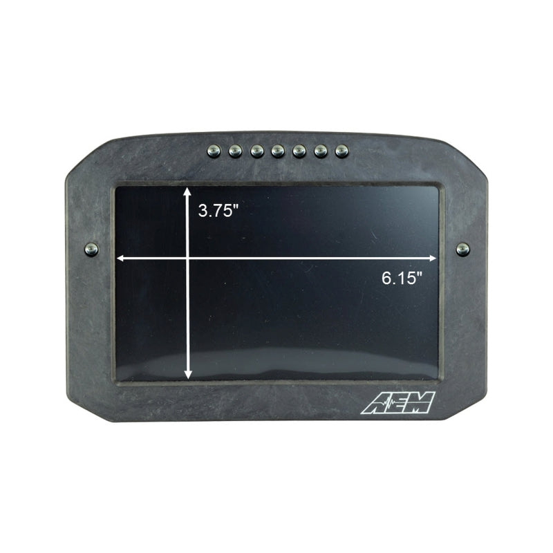 AEM CD-7 Carbon Flush Digital Dash Display - Boost Factory