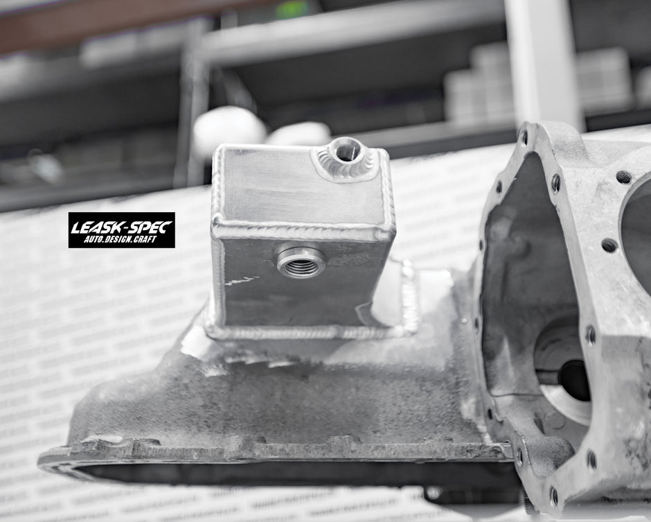 Nissan RB26DETT Modified Oil Pan with Leask-Spec Extension