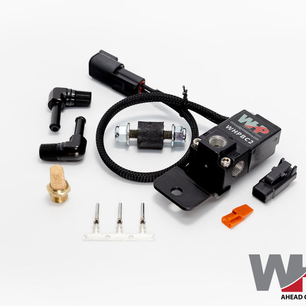 WHP Boost Control Solenoid Kit- Black Fittings and Bracket