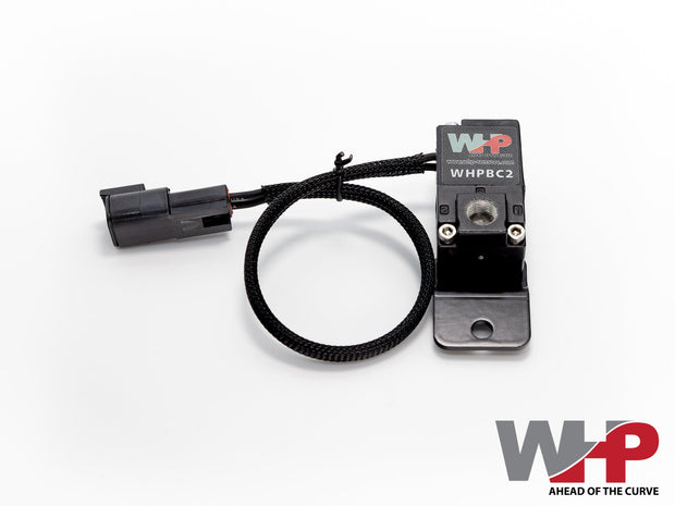 WHP Boost Control Solenoid Kit- Black Fittings and Bracket - Boost Factory