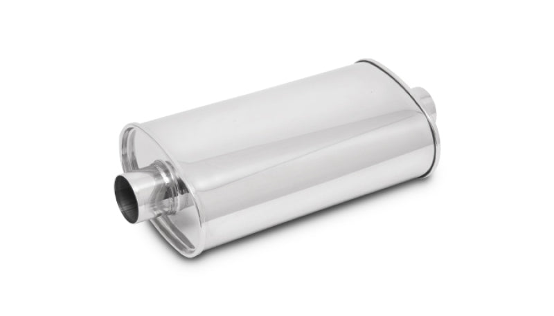 Vibrant STREETPOWER Oval Muffler, 2.00" inlet/outlet (Center-Center) - 1100