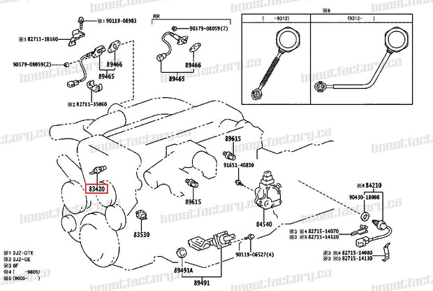 2JZGE Coolant Temperature Sender - 83420-16040
