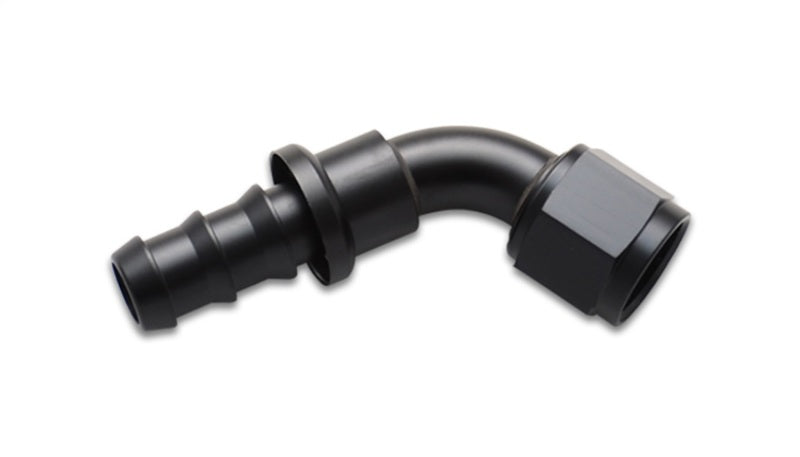 Vibrant Push-On 60 Degree Hose End Elbow FittingSize -10AN - 22610