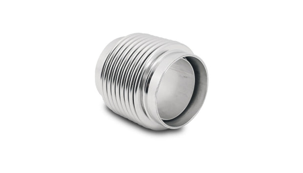 Vibrant SS Bellow Assembly w/ Liner 3.02in Inlet/Outlet ID x 4.00in OAL Electro Polished - 69834