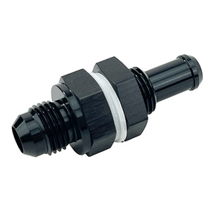 Performance World - 92156 6AN MALE TO 5/16" TUBE FUEL CELL BULKHEAD FITTING