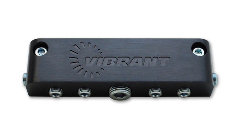 Vibrant Aluminum Vacuum Manifold (new design) - Black - Boost Factory