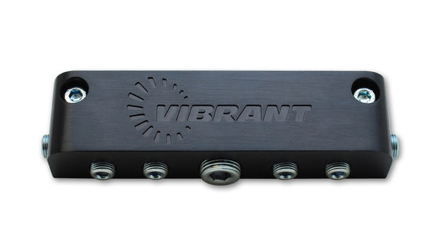 Vibrant Aluminum Vacuum Manifold (new design) - Black - Boost Factory
