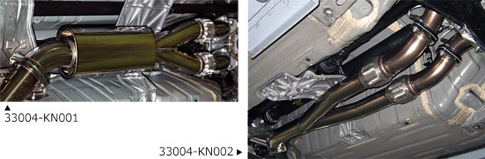 HKS Stainless Center Pipe Nissan GT-R R35 33004-KN002 - view 2