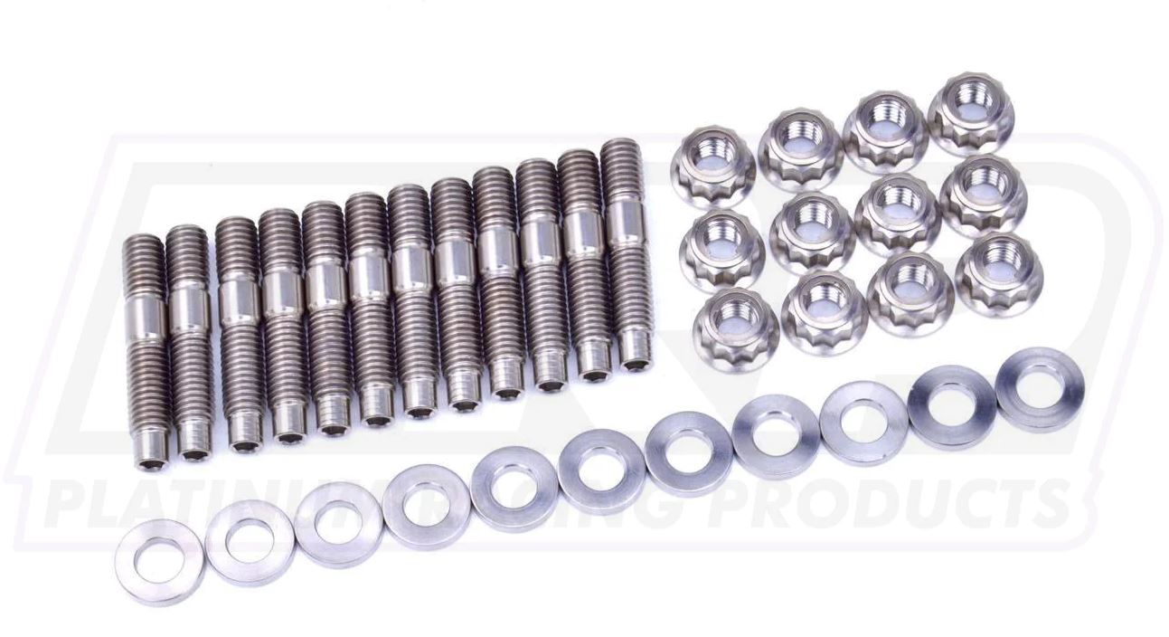 Platinum Racing Products PRO SERIES TITANIUM INTAKE MANIFOLD STUD KIT TO SUIT NISSAN SR20