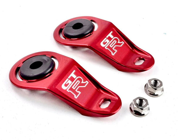 Platinum Racing Products RADIATOR BRACKETS INC TITANIUM HARDWARE TO SUIT NISSAN SKYLINE R34 GT-R