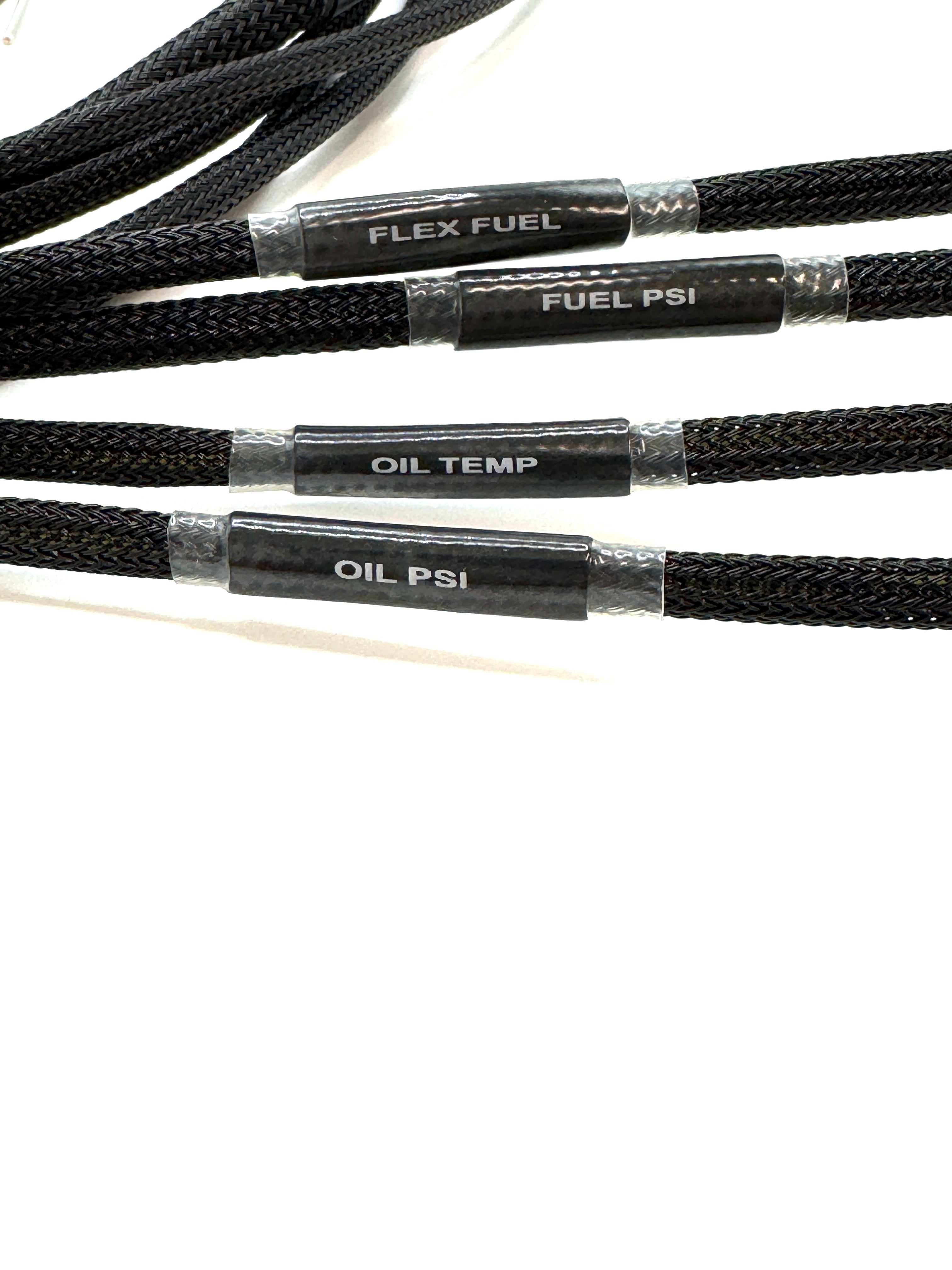 Wiring Specialties Four Sensor Subharness - Oil Temp, Oil Pressure, Fuel Pressure and Flex Fuel - WRS-PNP-SENSOR