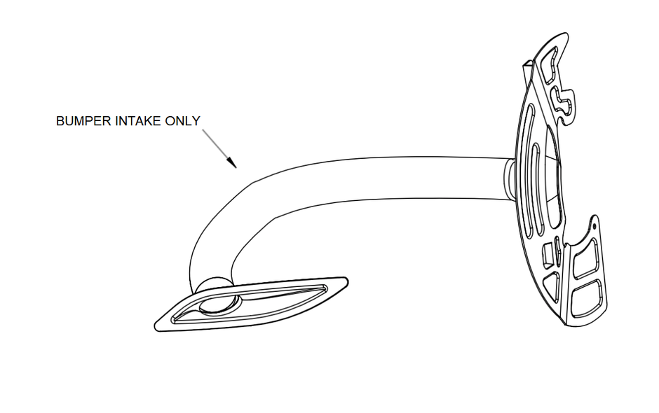 Front Bumper Inlet Duct BMW F80 M3 (F8X) - F8XX-BDUC - view 2